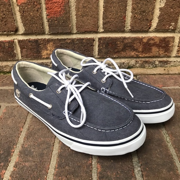 Timberland Other - Men’s Timberland Canvas Oxford Boat Shoe Size 10.5